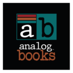 A logo for Analog Books