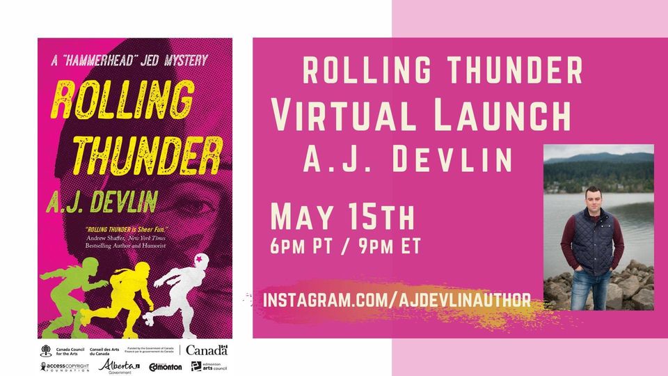 Book Launch | Rolling Thunder by A.J. Devlin