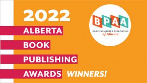 2022 Alberta Book Publishing Awards Winners Graphic