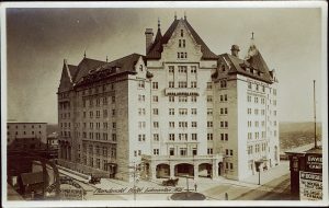 Historic photograph of the Macdonald Hotel