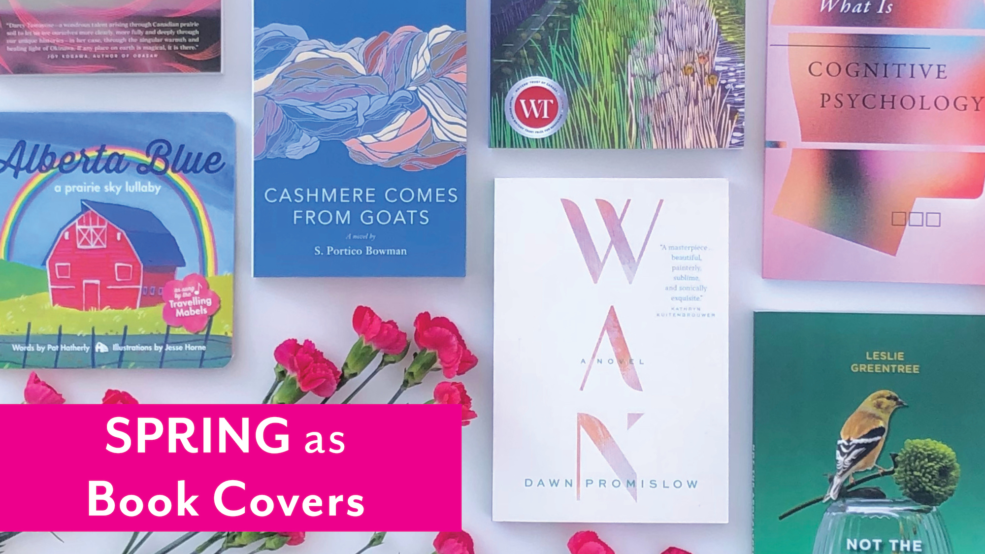 Spring as Book Covers